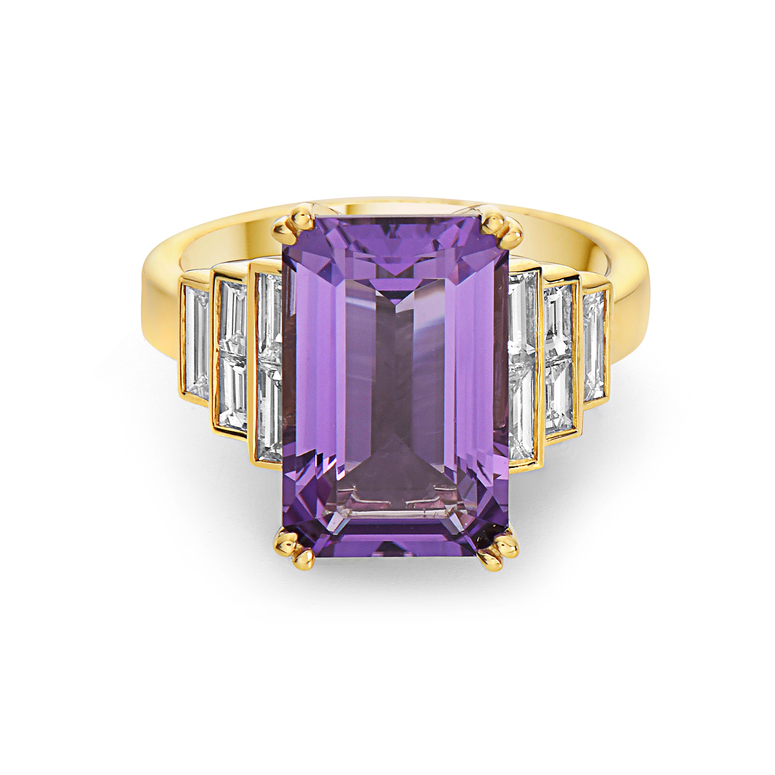 5ct Vintage Amethyst Signet Ring Emerald Cut Amethyst discount Engagement Ring Unisex Signet Ring Handmade Signet Ring Unique Amethyst Ring For Him