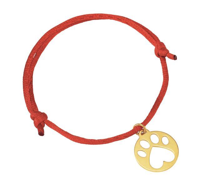 Paw print charm bracelet hotsell