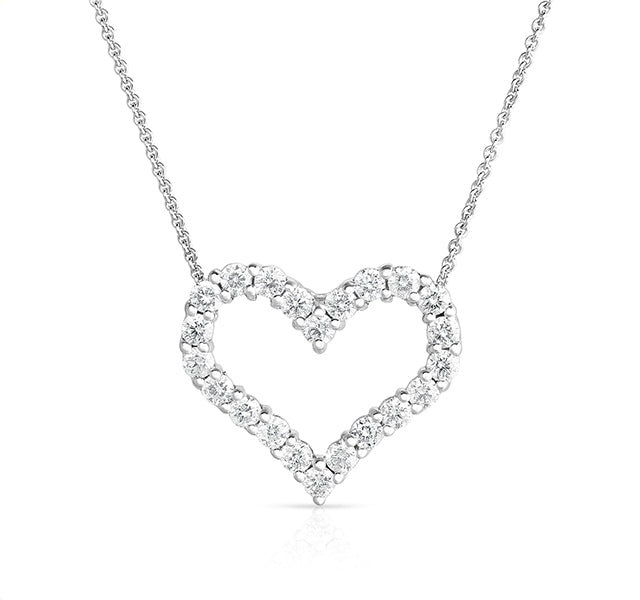 Diamond Heart Pendant Necklace