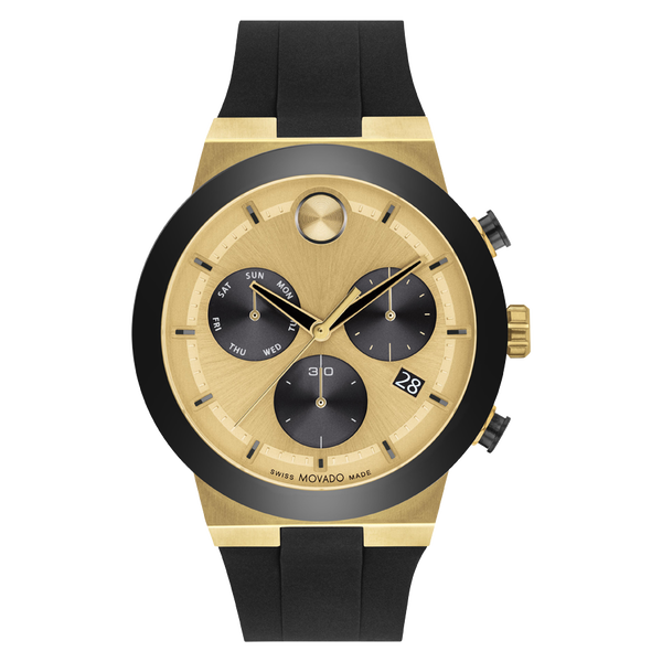 Bold Fusion with Gold-Toned Metallic Dial