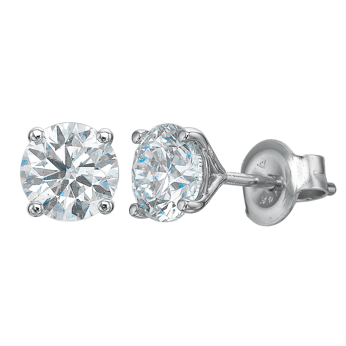 Diamond Stud Earrings 1.50tw