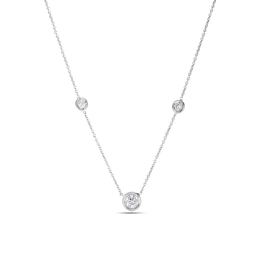 Three Stations Diamond Necklace