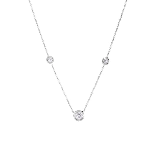 Three Stations Diamond Necklace