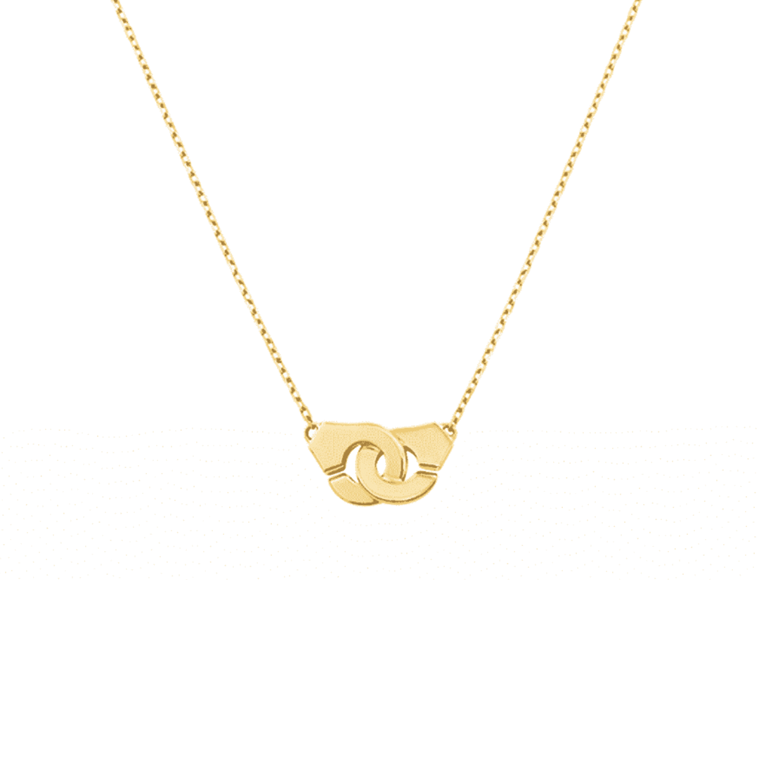 'Menottes' R8 Small Chain Necklace in 18k Yellow Gold