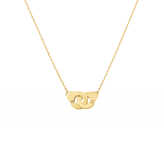 'Menottes' R8 Small Chain Necklace in 18k Yellow Gold