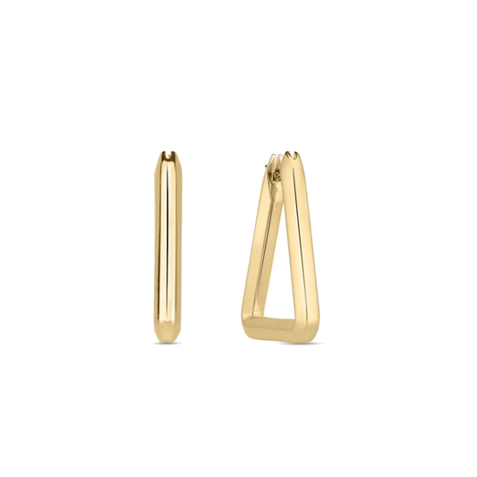 Triangle Hoop Earrings