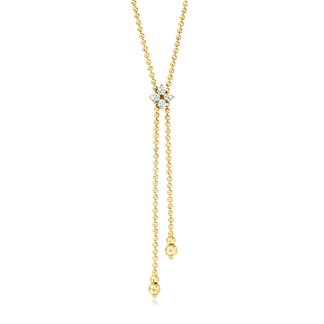 Love in Verona Diamond Lariat Necklace