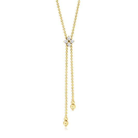 Love in Verona Diamond Lariat Necklace