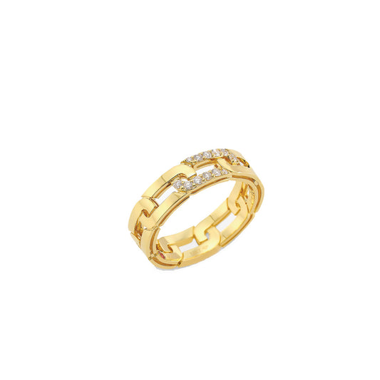 Navarra Ring with Diamond Accent