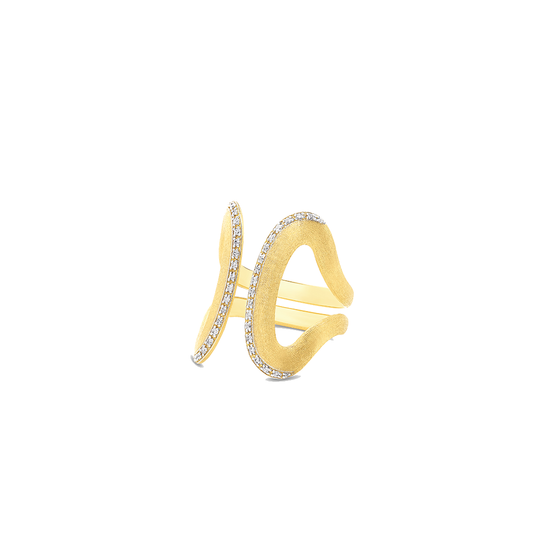 'Libera' Ring with Diamonds