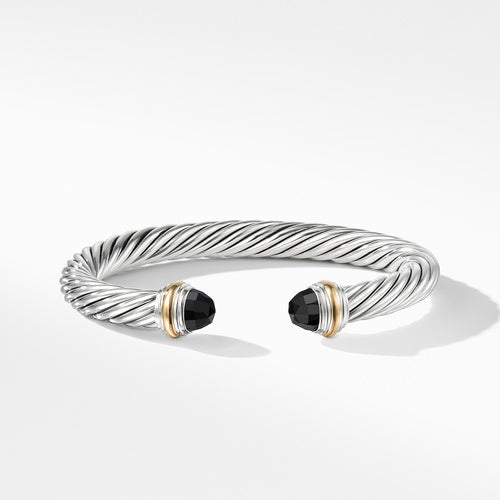 Cable Classics Collection® Bracelet with Black Onyx and 14K Gold