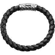 Chevron Bracelet in Black