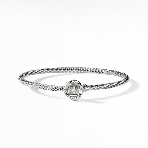 Infinity Bracelet with Diamonds