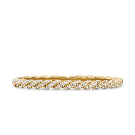 Pavéflex Bracelet in 18K Gold with Diamonds