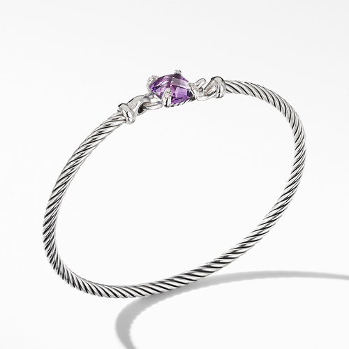 Chatelaine® Bracelet with Amethyst and Diamonds