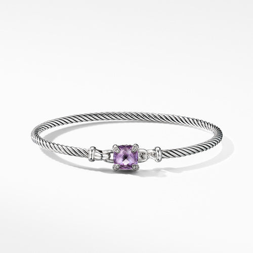 Chatelaine® Bracelet with Amethyst and Diamonds