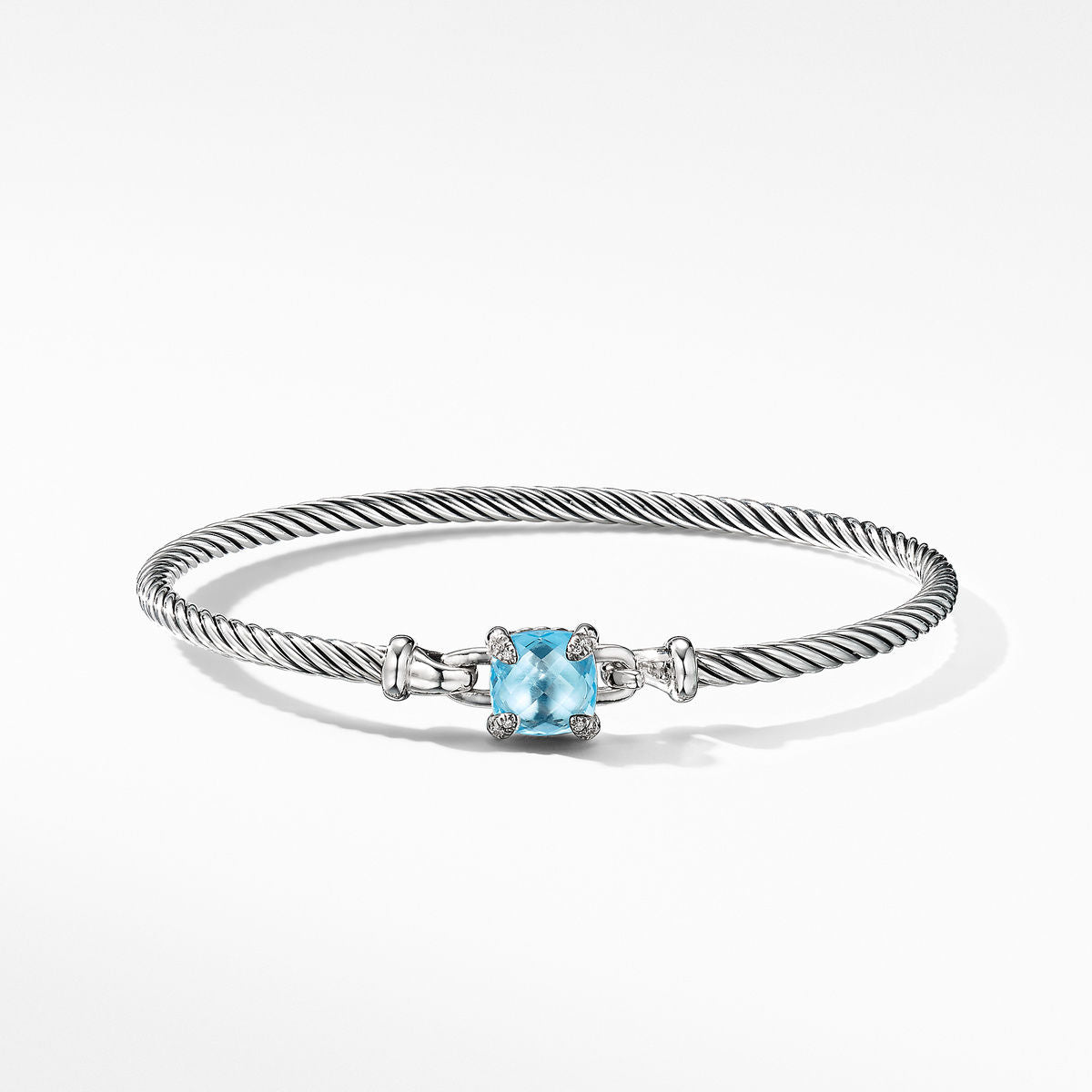 Chatelaine® Bracelet with Blue Topaz and Diamonds