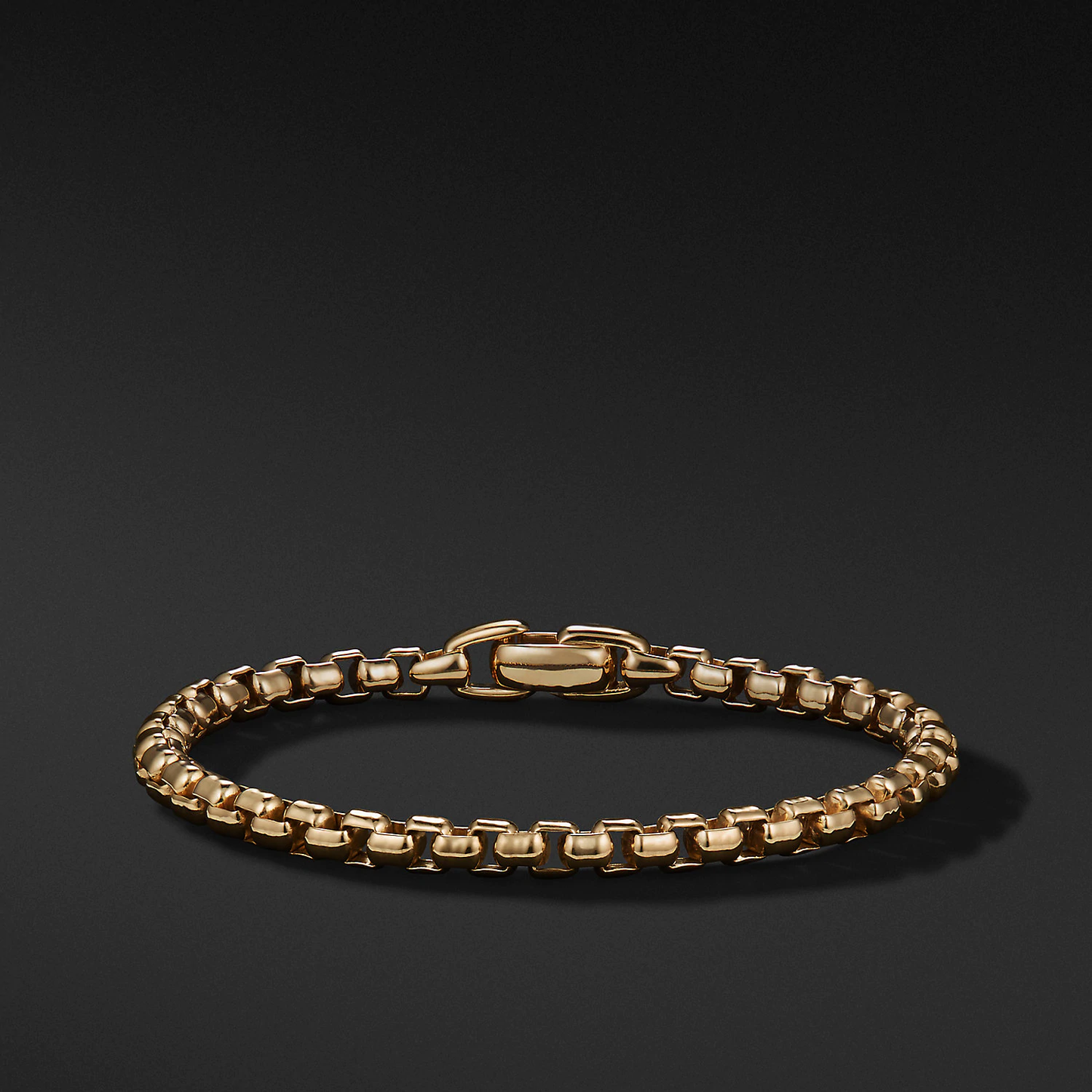 Box Chain Bracelet in Gold