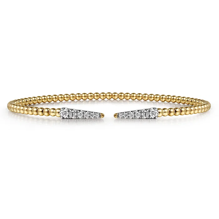 Diamond Spikes Split Bangle