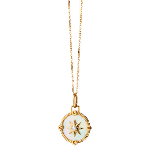 Adventure Compass Charm Necklace