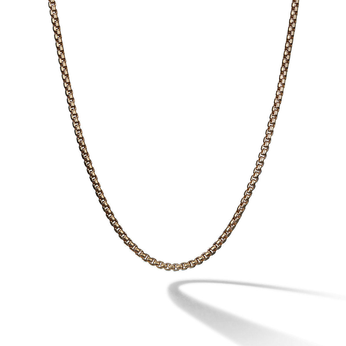 Small Box Chain in 18K Gold, 2.7mm