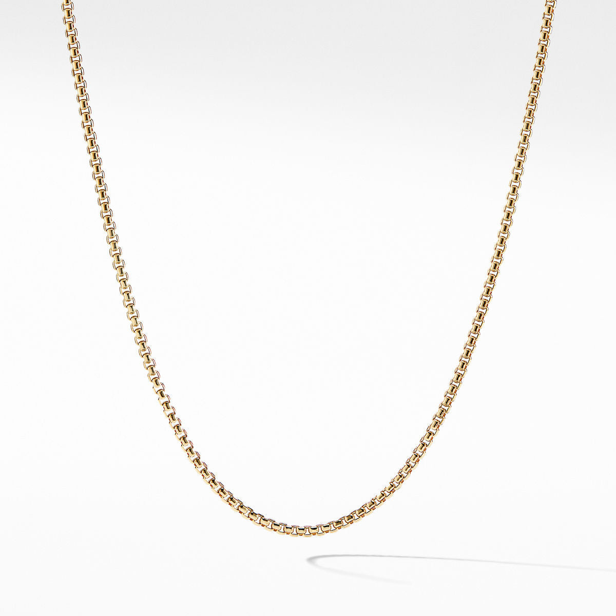 Small Box Chain in 18K Gold, 2.7mm