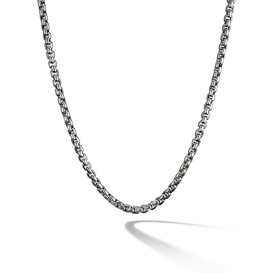 Box Chain Necklace in Sterling Silver, 4.8mm