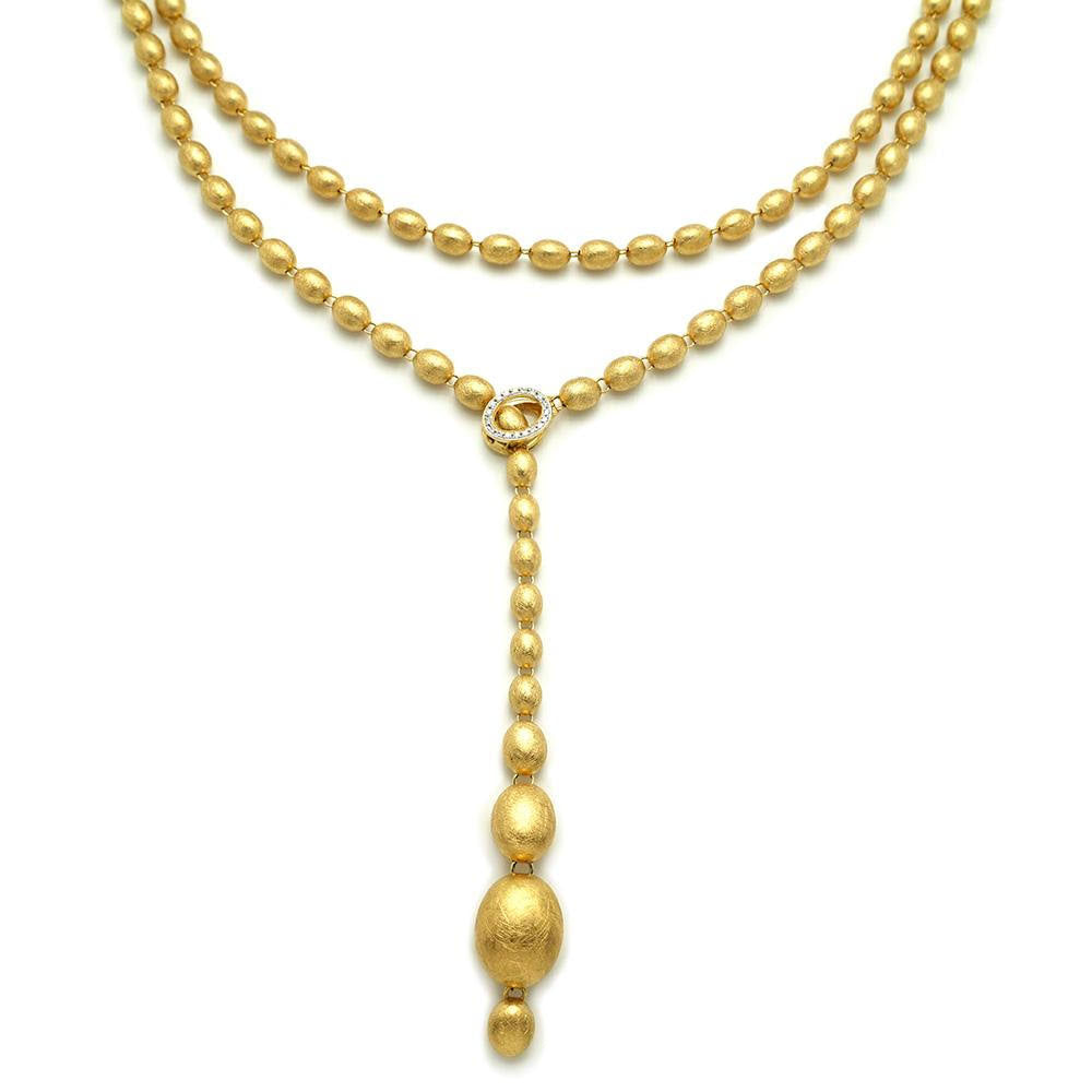 Dancing In The Rain Convertible Necklace with Diamond Clasp