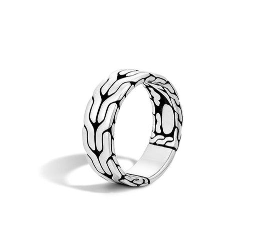 Classic Chain Mens Band Ring