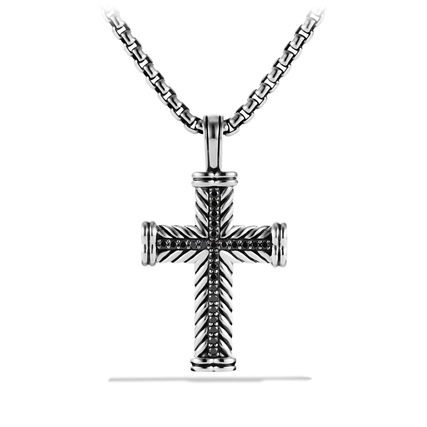 Chevron Cross with Black Diamonds