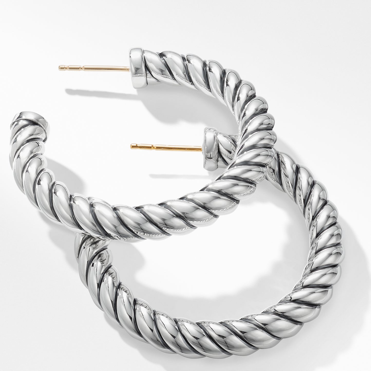 Cable Classics Hoop Earrings