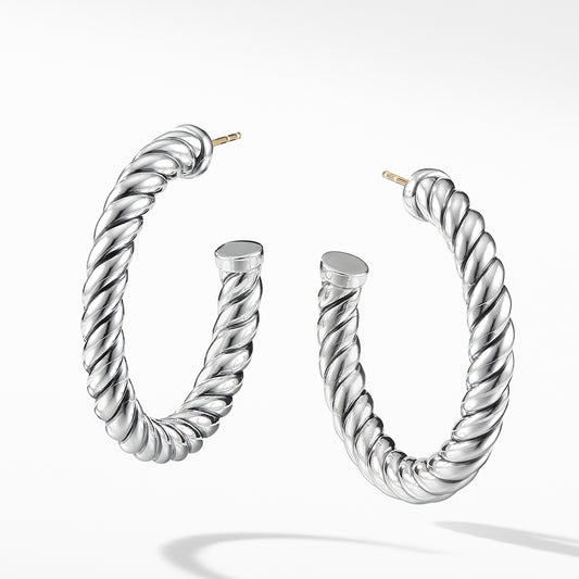 Cable Classics Hoop Earrings