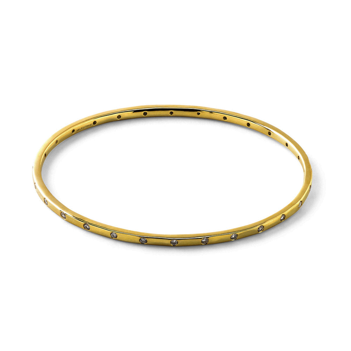 Bangle in 18K Gold with Diamonds