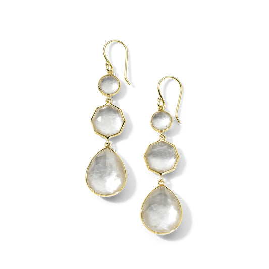 Rock Candy Small Crazy 8s Earrings in Mother of Pearl