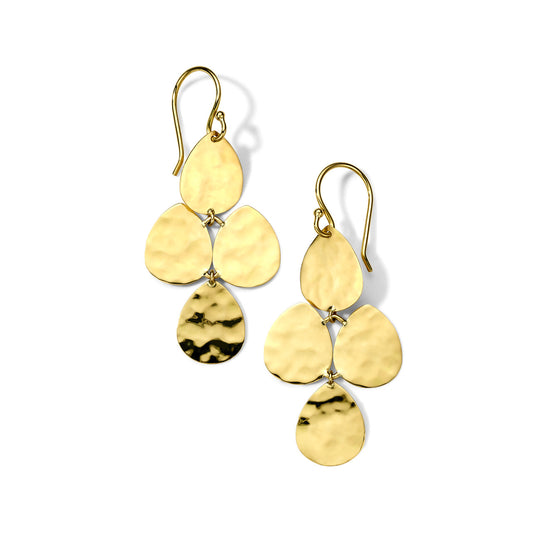 Ippolita Classico Crinkle Small Teardrop Cascade Earrings