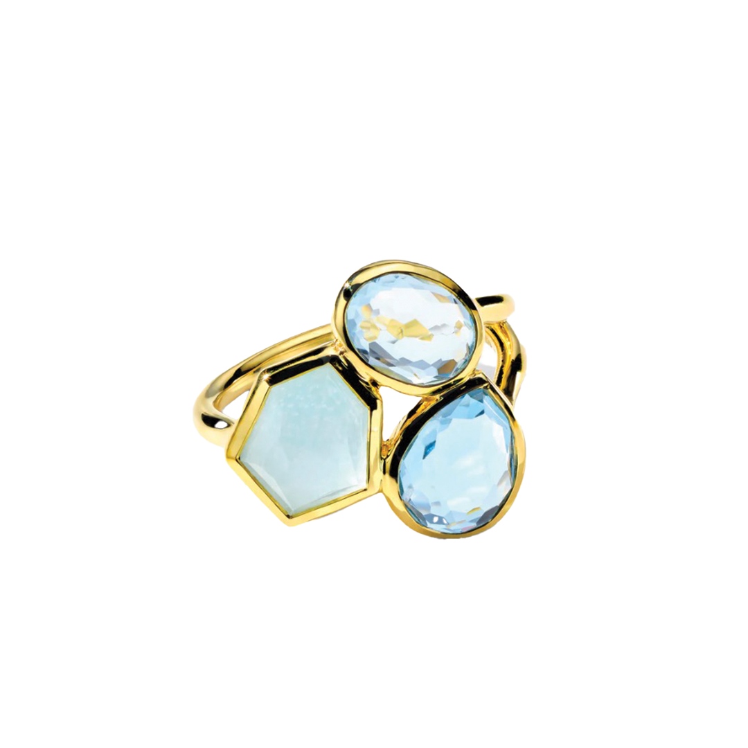 'Rock Candy' Cluster Ring in Yellow Gold