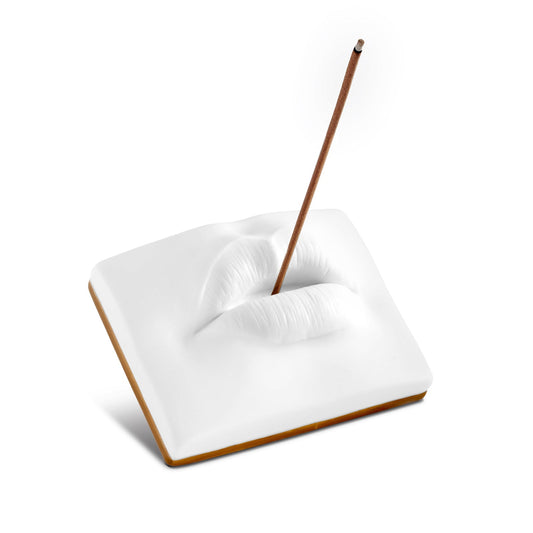 Porcelain Oh Mon Dieu Lips Incense Holder