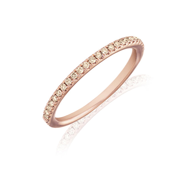 Cognac Diamond Eternity Band