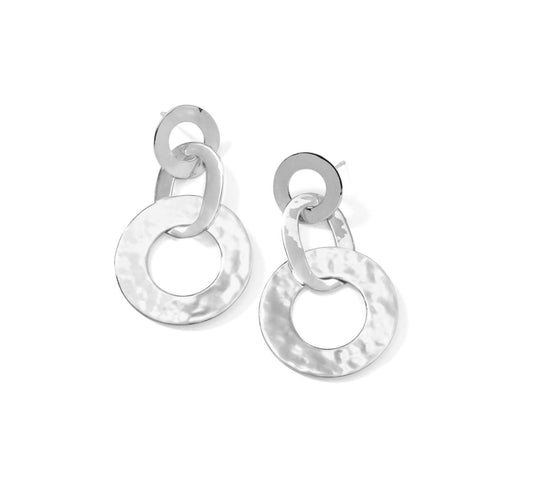 Classico Roma Links Short Earrings in Sterling Silver