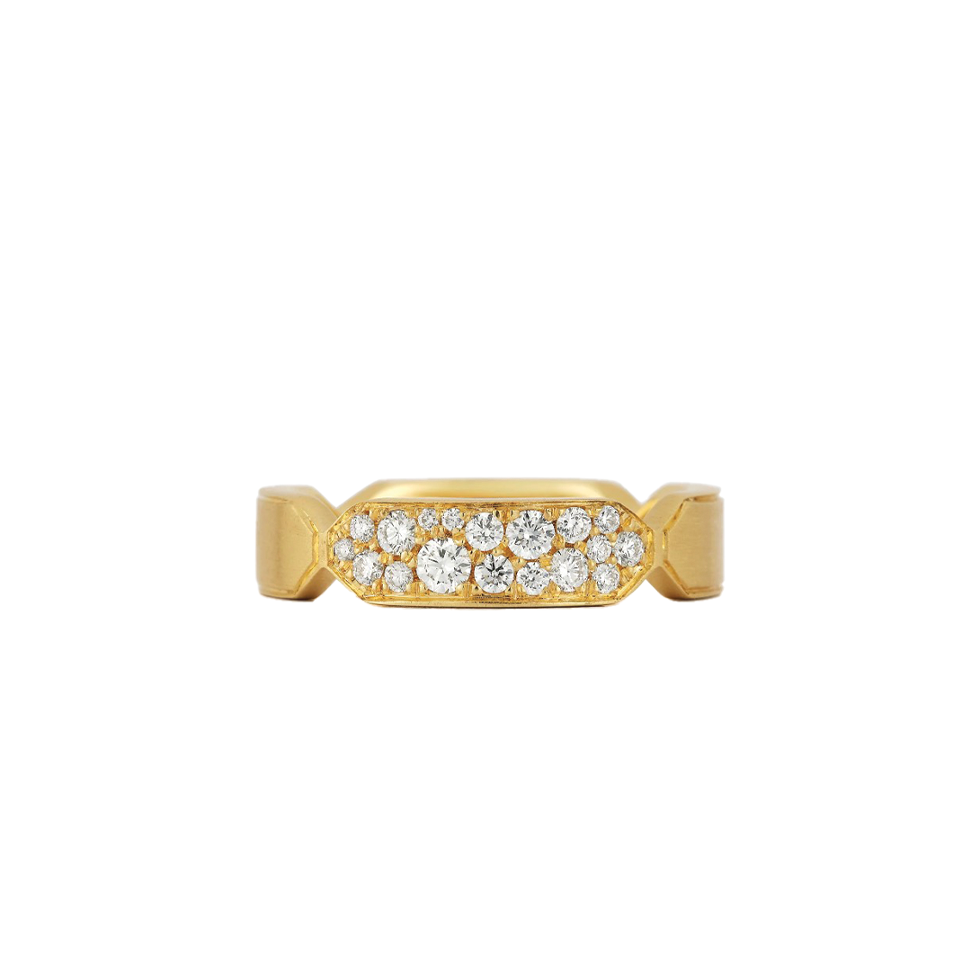 'Billie' Stacking Band with Diamonds