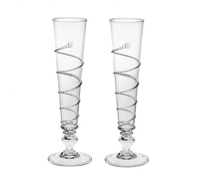 Set/2 Amalia Champagne Flutes