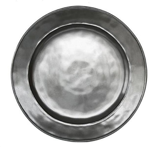 Pewter Stoneware Dinner Plate