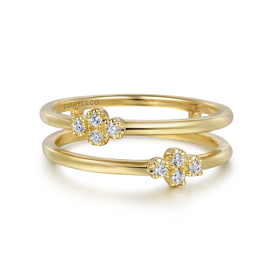 Easy Stackable Diamond Ring