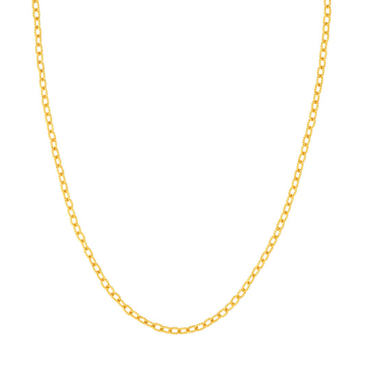 Textured Forzentina Chain Necklace