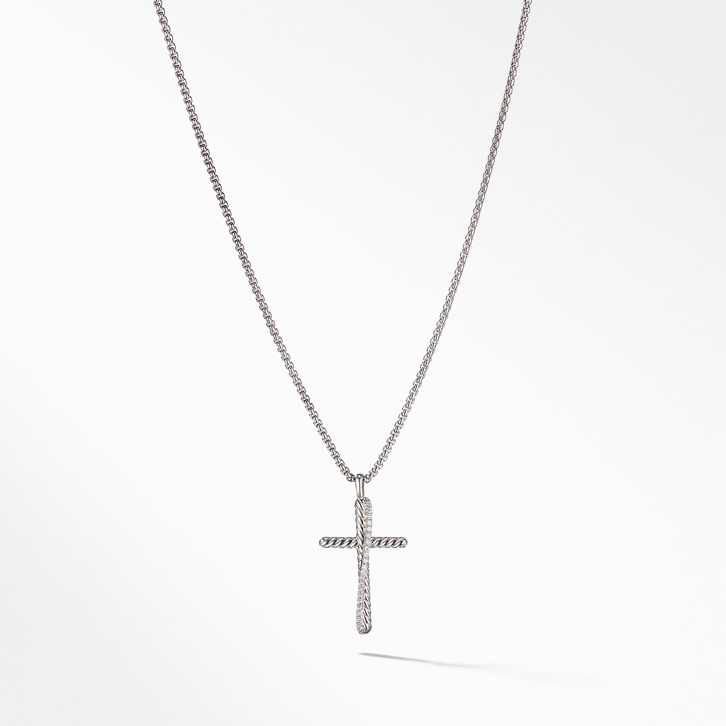 Cross Necklace with Diamonds