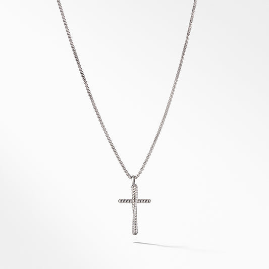 Cross Necklace with Diamonds