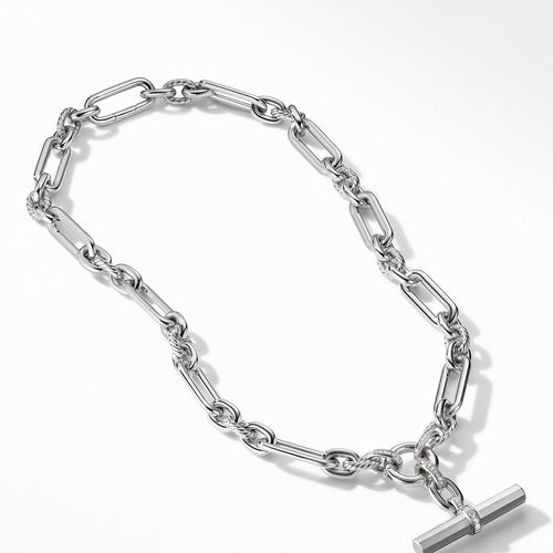 Lexington Chain Necklace with Diamonds