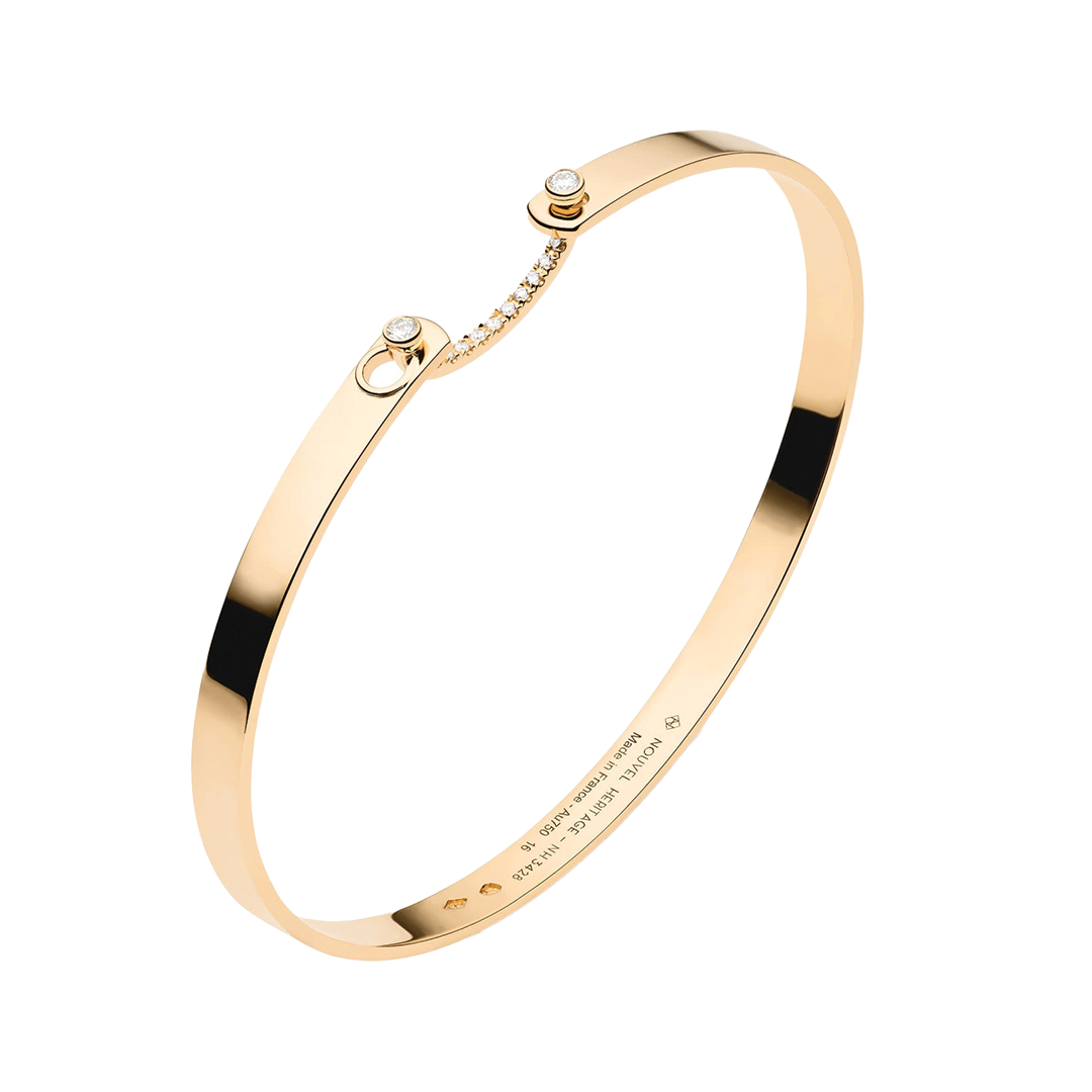 'Business Meeting' Bangle in Yellow Gold