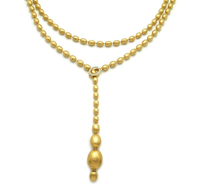 Dancing In The Rain Convertible Necklace with Diamond Clasp