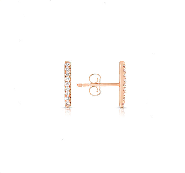 Diamond Bar Studs